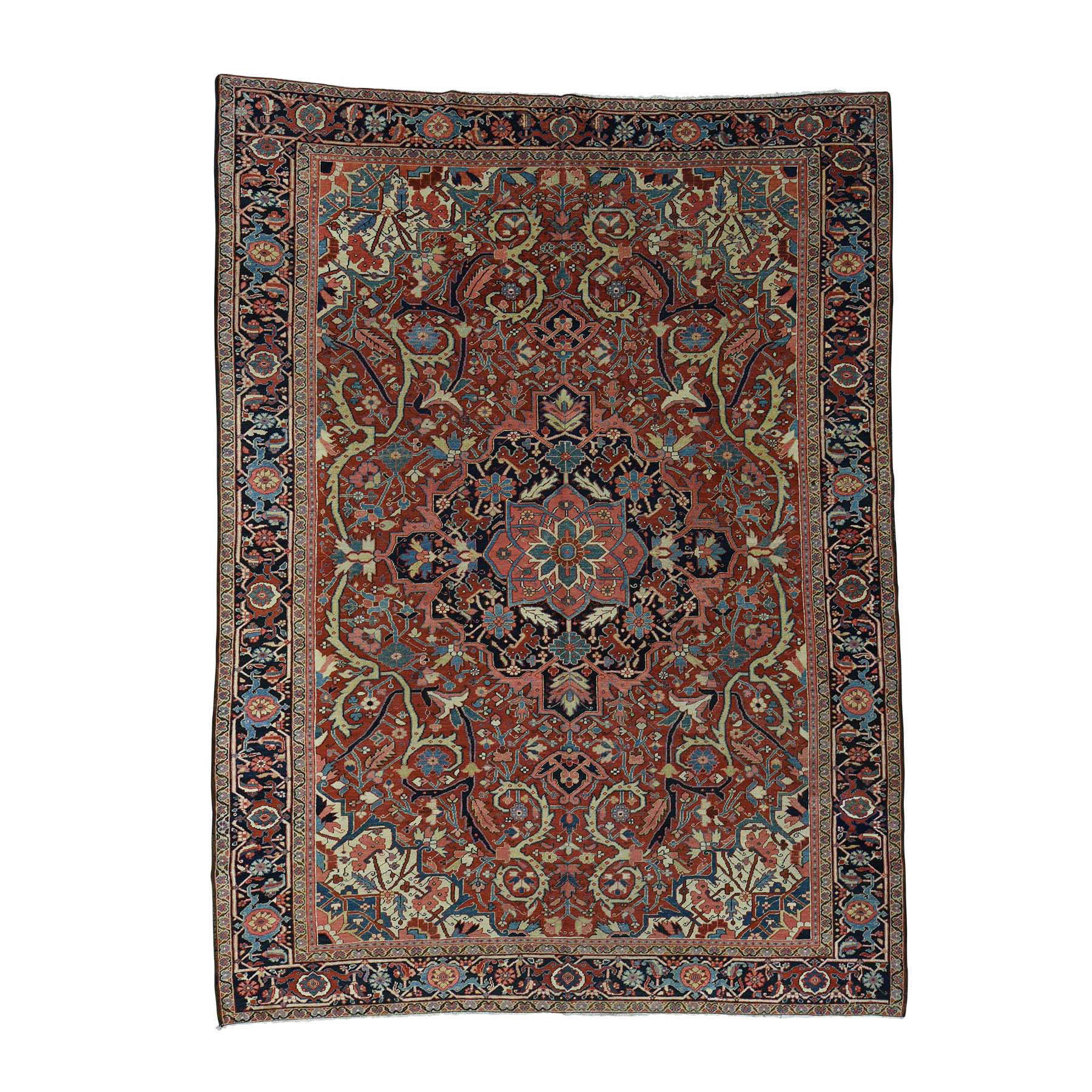 Traditional Wool Hand-Knotted Area Rug 8'6